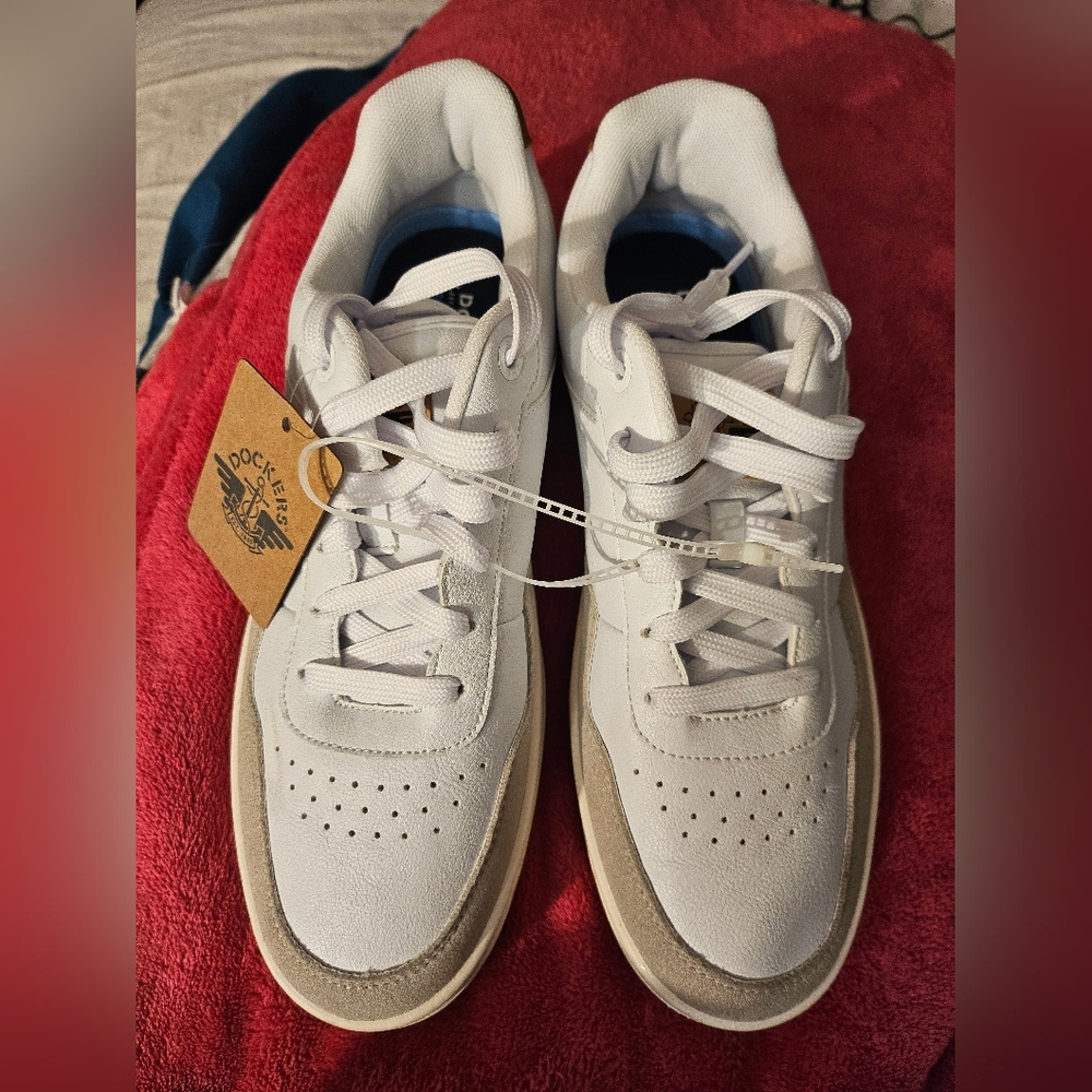 Dockers‎ Mens Jarvis Casual Sneaker 9.5 White